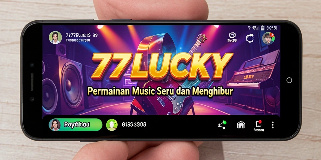 Tampilan gameplay seru dalam 777LUCKY dengan berbagai musik.