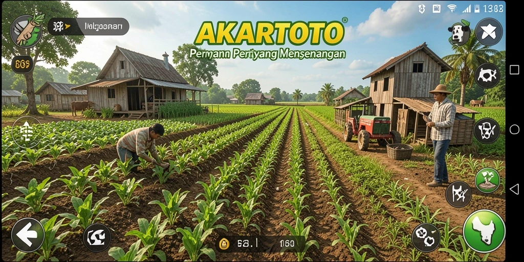 Menampilkan gameplay seru dan menarik dalam pertanian.
