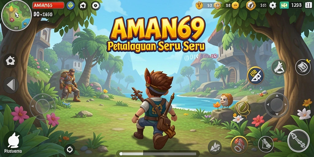Tangkapan layar AMAN69 menampilkan gameplay petualangan yang seru dan mendebarkan.
