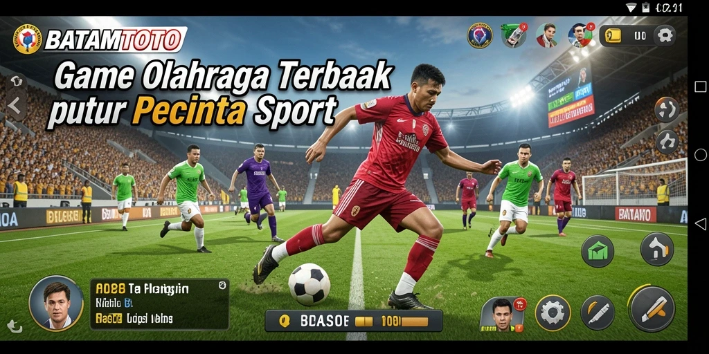 Tampilan gameplay seru di <strong>BATAMTOTO</strong> saat bertanding di lapangan.