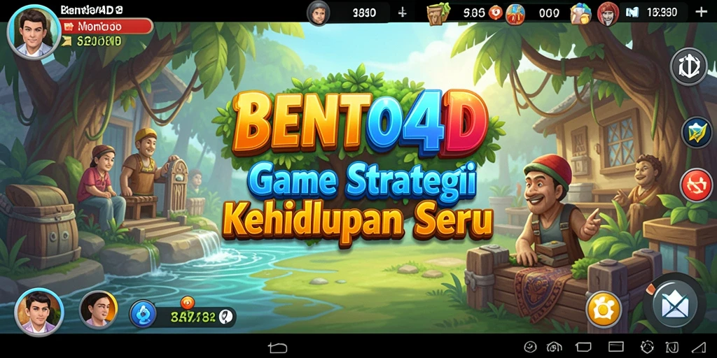 Tampilan gameplay menarik di BENTO4D dengan aktivitas strategis.