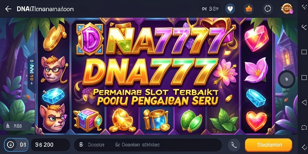 Tangkapan layar dari gameplay seru DNA777 yang penuh warna.