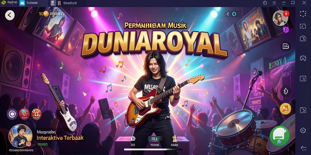 Tampilan gameplay menarik DUNIAROYAL dengan antarmuka interaktif.