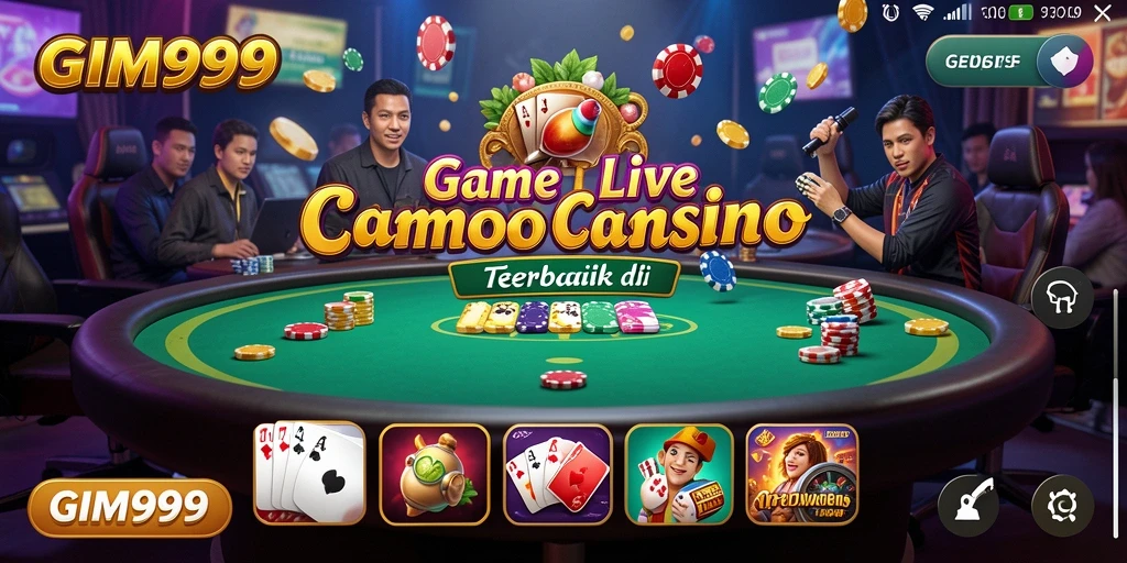 Tampilan gameplay mendebarkan dari GIM999 Live Casino.