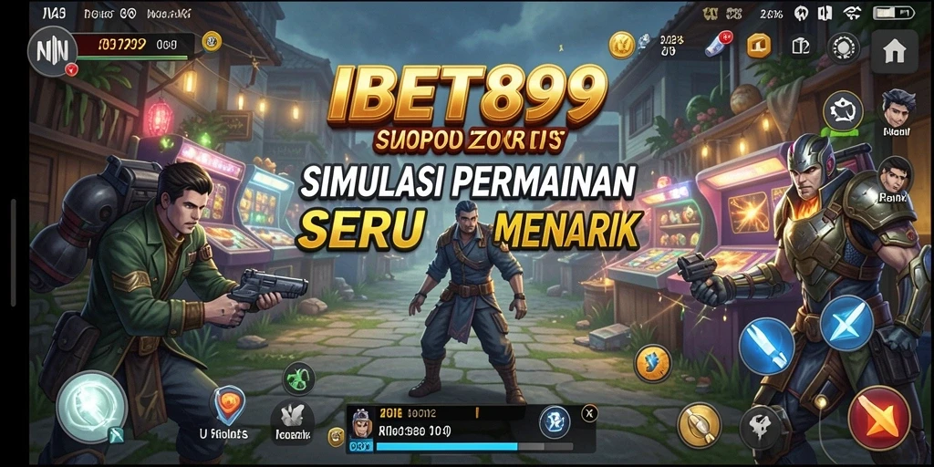 Screenshot utama IBET899 menampilkan gameplay simulation yang menarik dan interaktif.