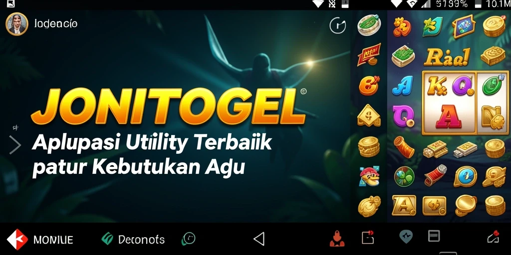 Tampilan antarmuka JONITOGEL yang sederhana dan efektif.