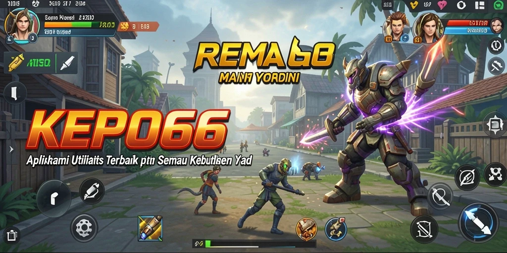 Tampilan antarmuka KEPO66 yang sederhana dan fungsional.