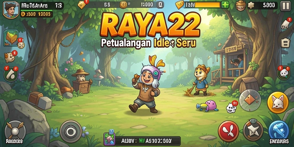 Screenshot RAYA22 menampilkan gameplay seru dan santai.