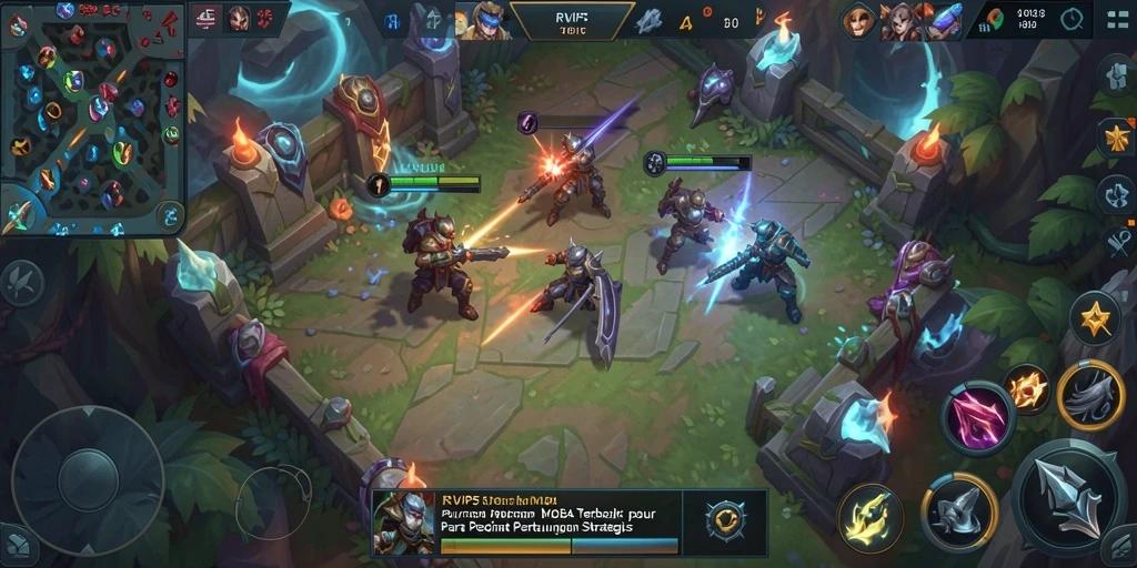 Tampilan gameplay seru dan strategi dalam RVIP5