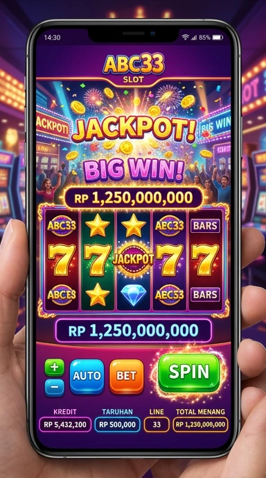 Tampilan aplikasi abc33 yang ramah pengguna dan mudah dinavigasi.